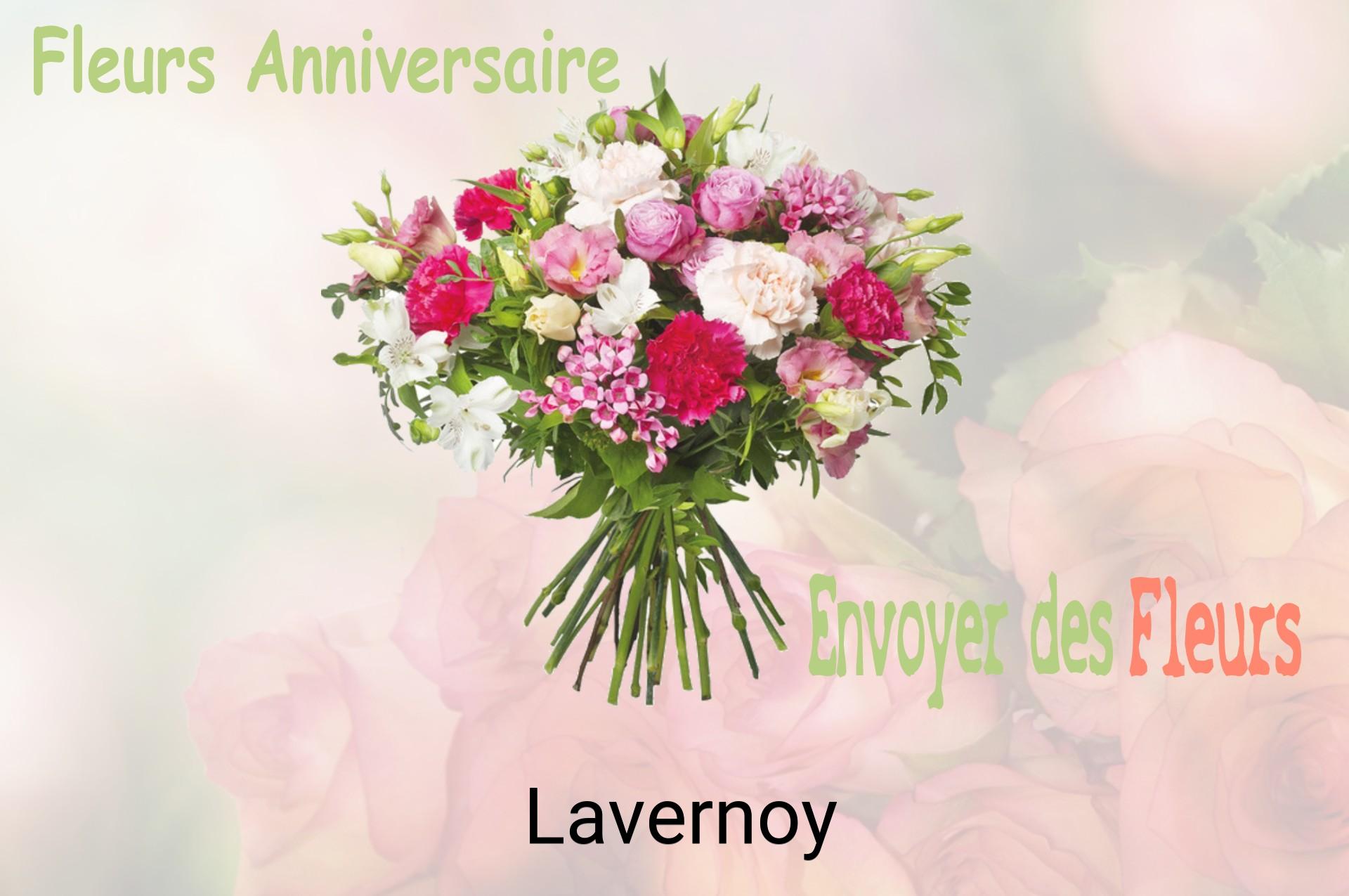 Bouquet de fleurs d’anniversaire livré à Lavernoy